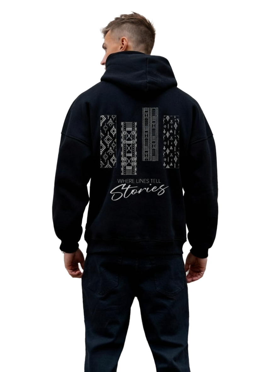 Where Lines Tell Stories Hoodie