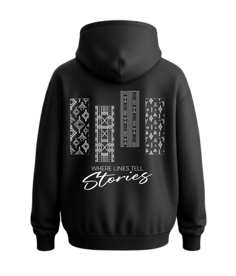 Where Lines Tell Stories Hoodie